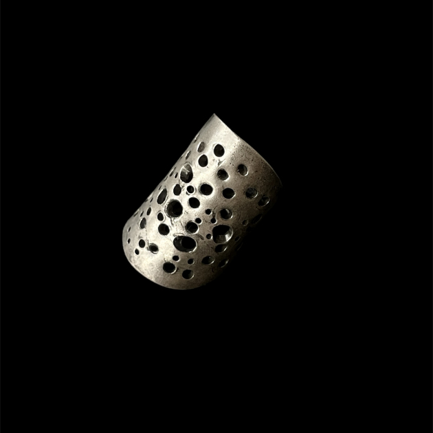 Contemporary silver SPOON ring