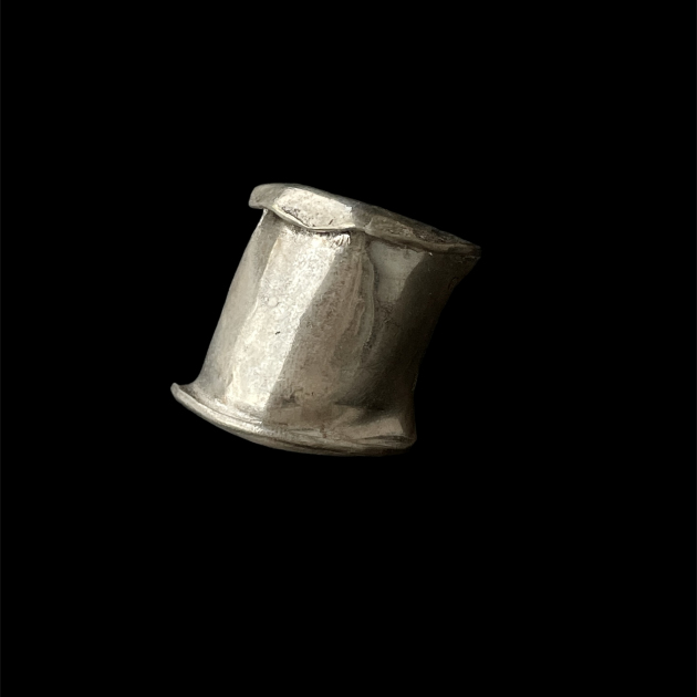Contemporary silver SPOON ring