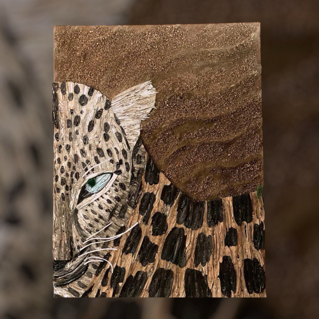 "Jaguar", 91×68 cm