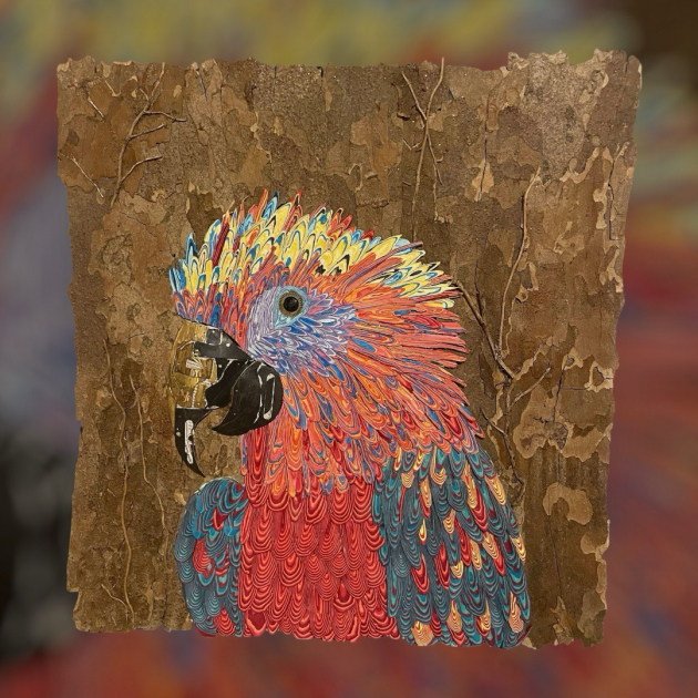 "Papagayo" 60x60 cm