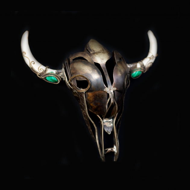 Buffalo skull