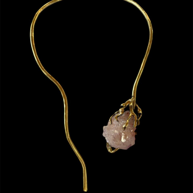 Necklace with Cactus amethyst